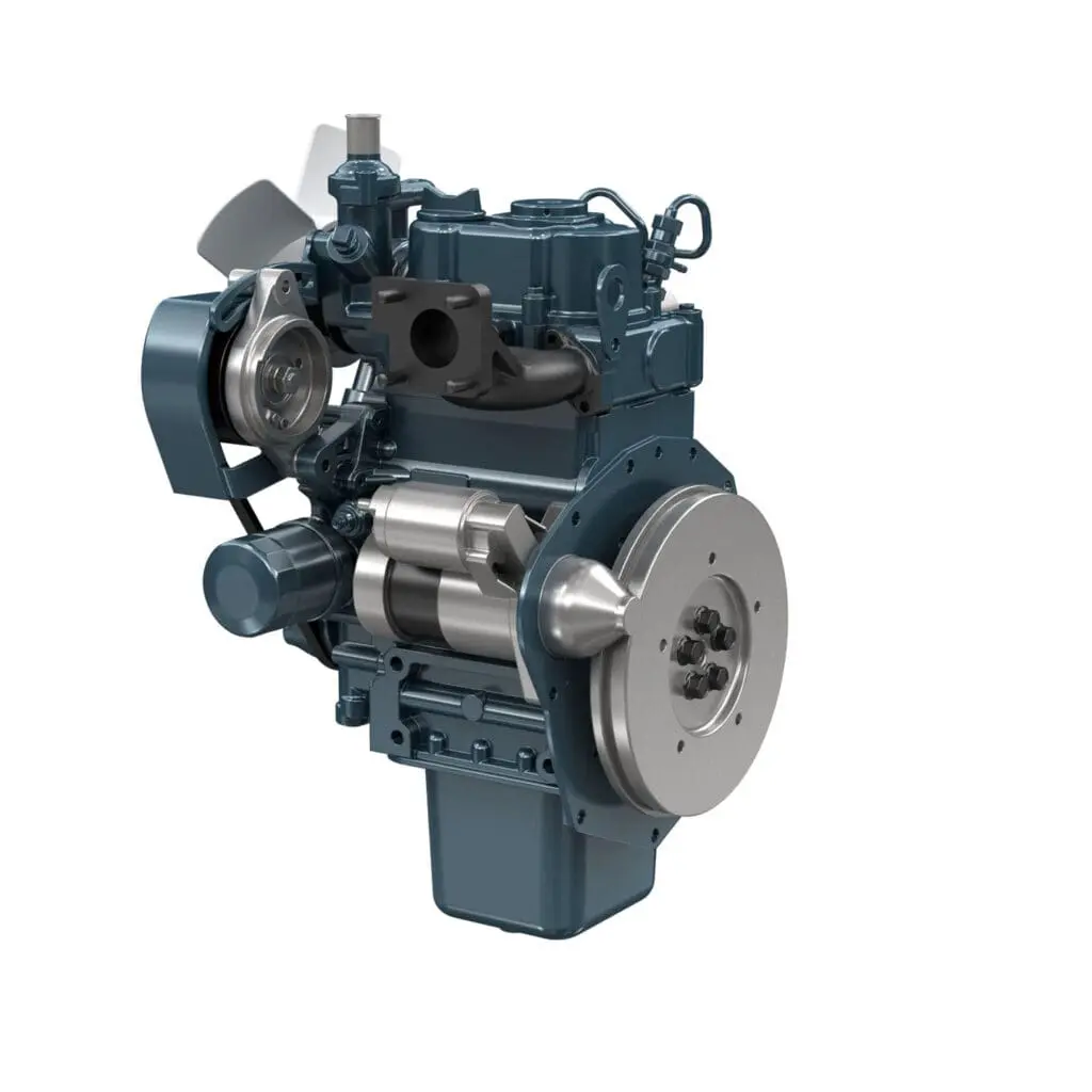 Kubota Z482-E4B industriële dieselmotor - compacte 2-cilinder motor uit de Super Mini Series | Prins Maasdijk