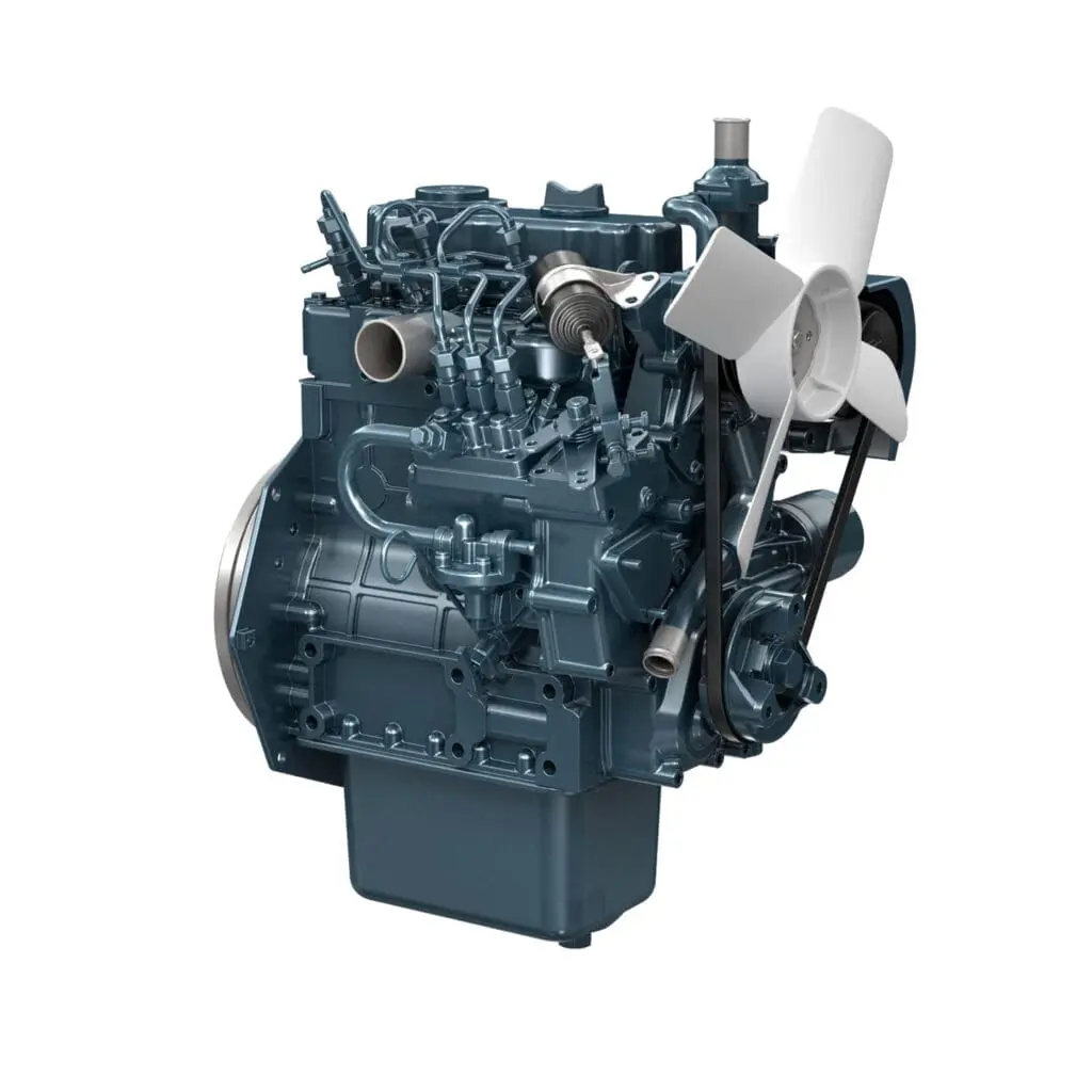 Kubota D722-E4B industrial diesel engine - compact 3-cylinder Stage V engine | Prins Maasdijk