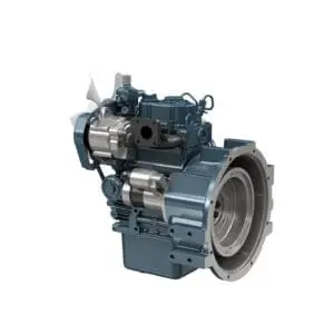 Kubota Z482-E4 generator dieselmotor - compacte 2-cilinder Stage V ready motor | Prins Maasdijk zijaanzicht