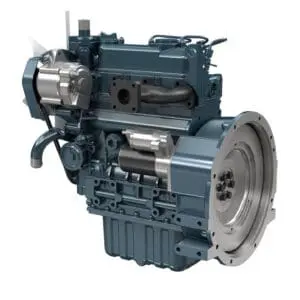 Kubota D1105-E4-BG generator dieselmotor - 3-cilinder Tier 4 Stage V motor | Prins Maasdijk zijaanzicht