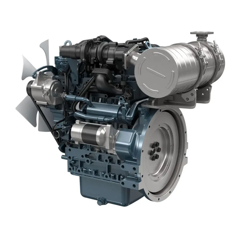 Kubota D1803-CR-TI-E4-BG generator dieselmotor - productafbeelding van 3-cilinder Common Rail motor | Prins Maasdijk