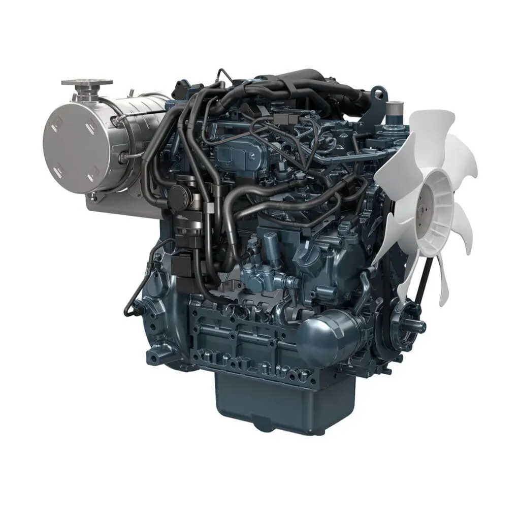 Kubota D1803-CR-TI-E5 industrial diesel engine - turbo aftercooler Common Rail Stage V engine | Prins Maasdijk