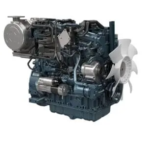Kubota V2607-CR-TI-E5 industrial diesel engine - turbocharged Common Rail Stage V engine | Prins Maasdijk