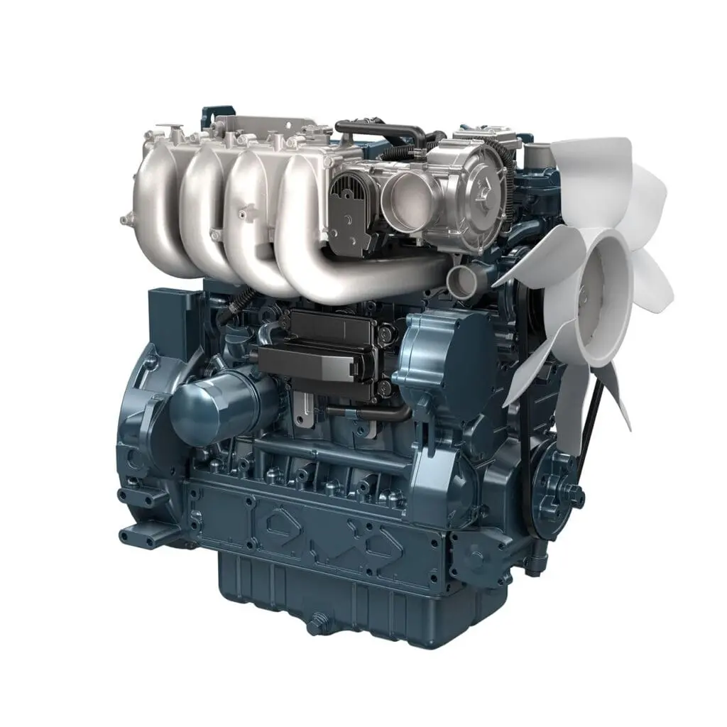 Kubota WG3800-GL-E3 - powerful 4-cylinder industrial gas engine | Prins Maasdijk