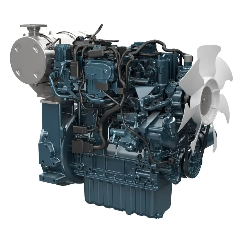 Kubota V1505-E2B industrial diesel engine - powerful 4-cylinder industrial engine | Prins Maasdijk