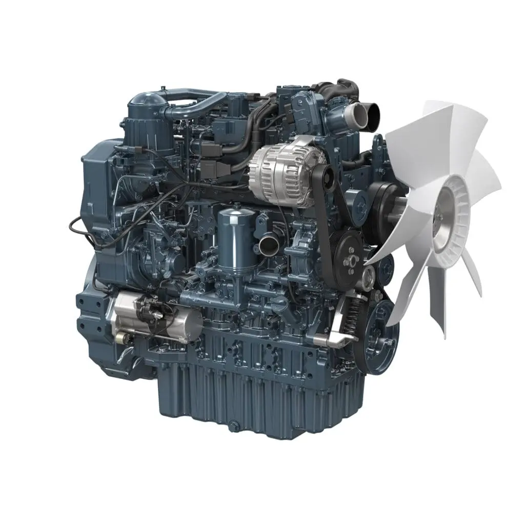 Kubota V5009-TIE5 industrial diesel engine - powerful 4-cylinder Stage V engine | Prins Maasdijk