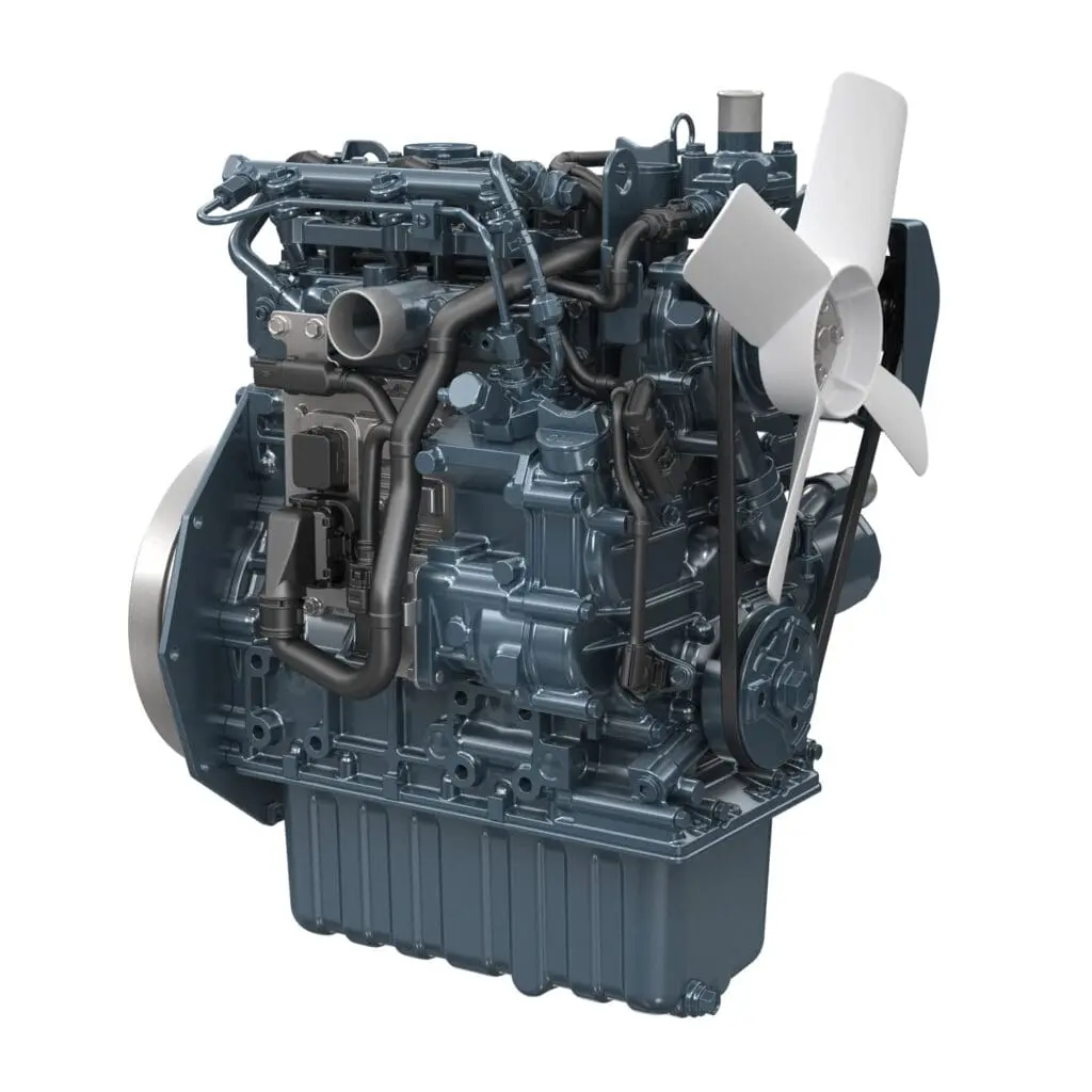 Kubota D1105-K-E4 industrial diesel engine - smart 3-cylinder Stage V engine | Prins Maasdijk