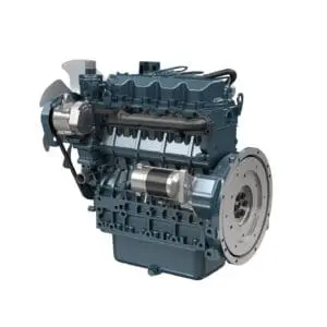 Kubota V2403-M-E3B industriële dieselmotor - krachtige 4-cilinder motor uit de 03 Series | Prins Maasdijk zijaanzicht