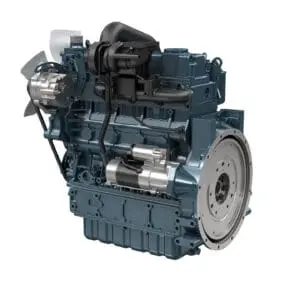 Kubota V3600-T-E3B industriële dieselmotor - productafbeelding van turbocharged 4-cilinder motor uit de V3 Series | Prins Maasdijk
