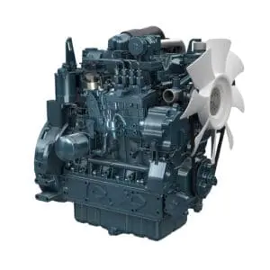 Kubota V3800DI-T-E3B industrial diesel engine - turbocharged 4-cylinder engine from the V3 Series | Prins Maasdijk