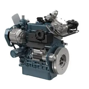 Kubota WG972-L-E4 LPG motor - productafbeelding van compacte 3-cilinder gasmotor uit de WG Series | Prins Maasdijk